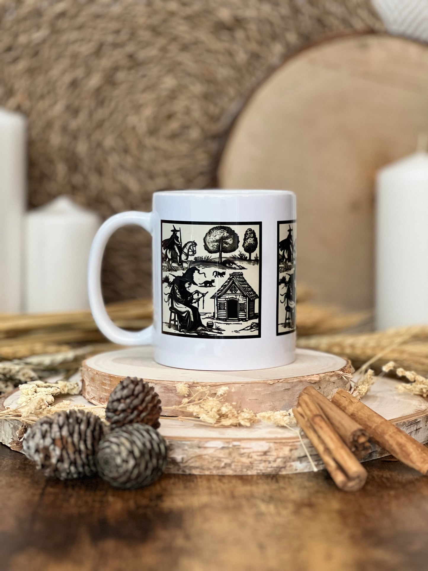 Witch At Her Cottage Mug