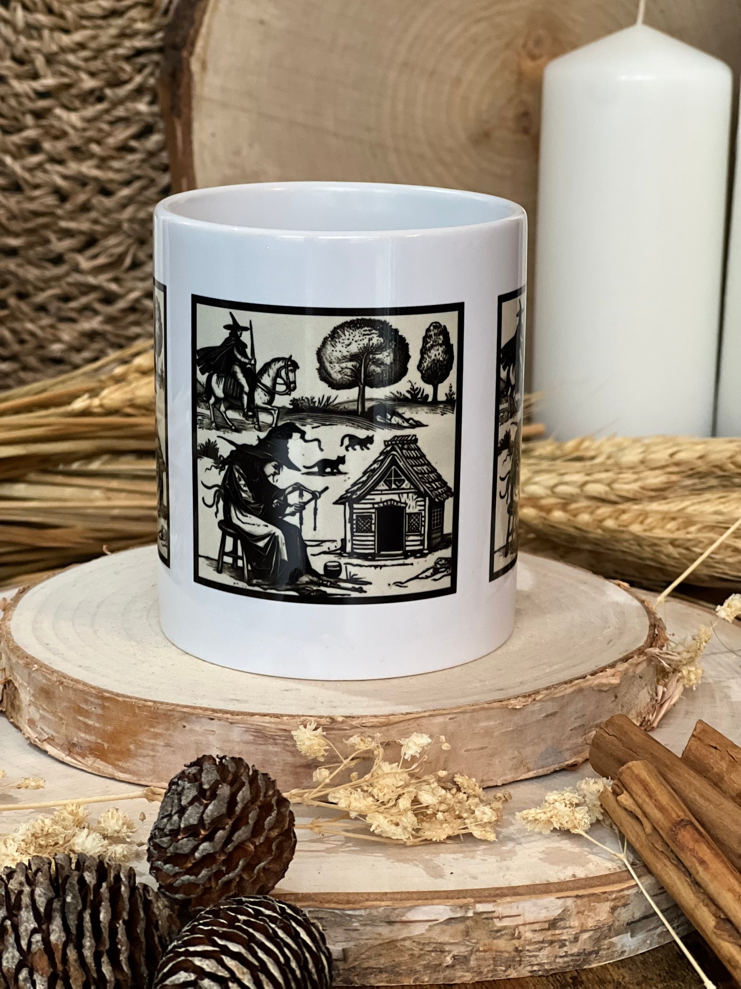 Witch At Her Cottage Mug
