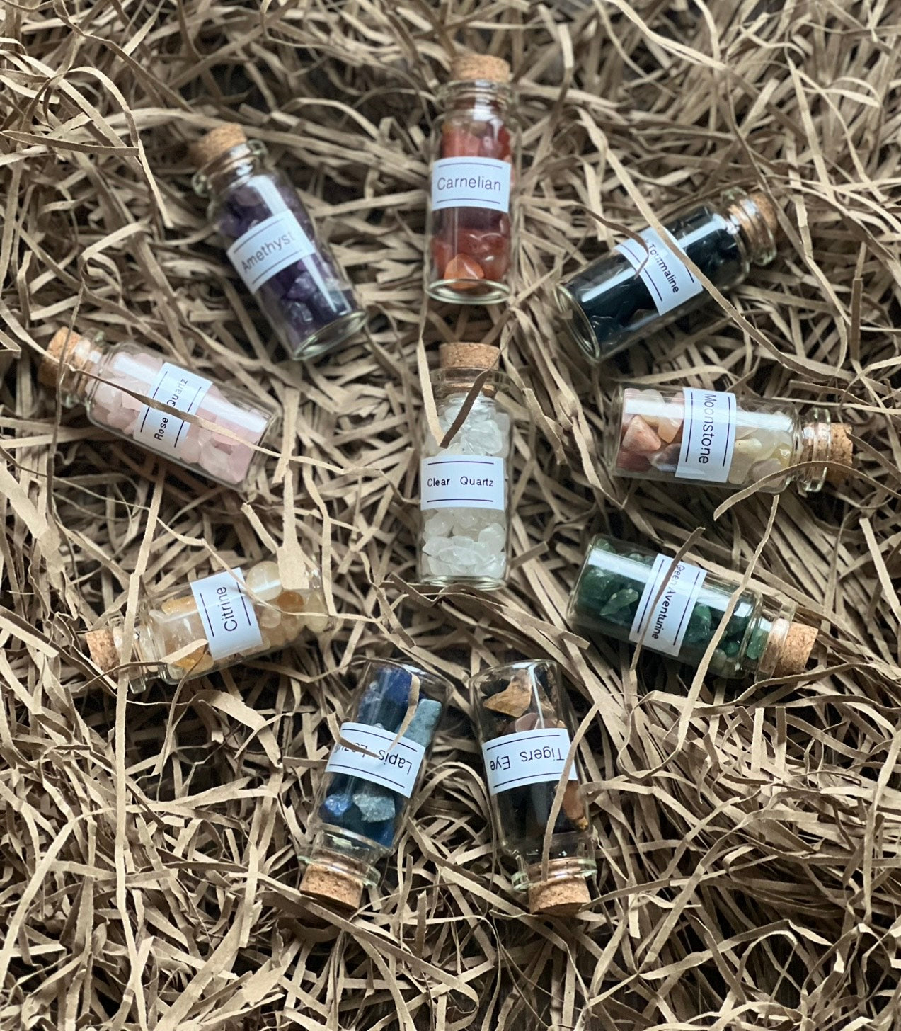 10 Jars Of Crystal Chips
