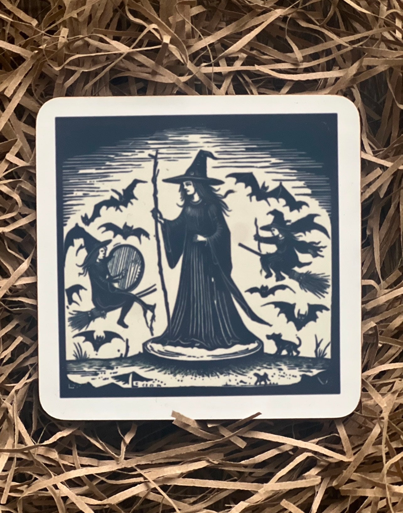 Witchy Coasters Set 4