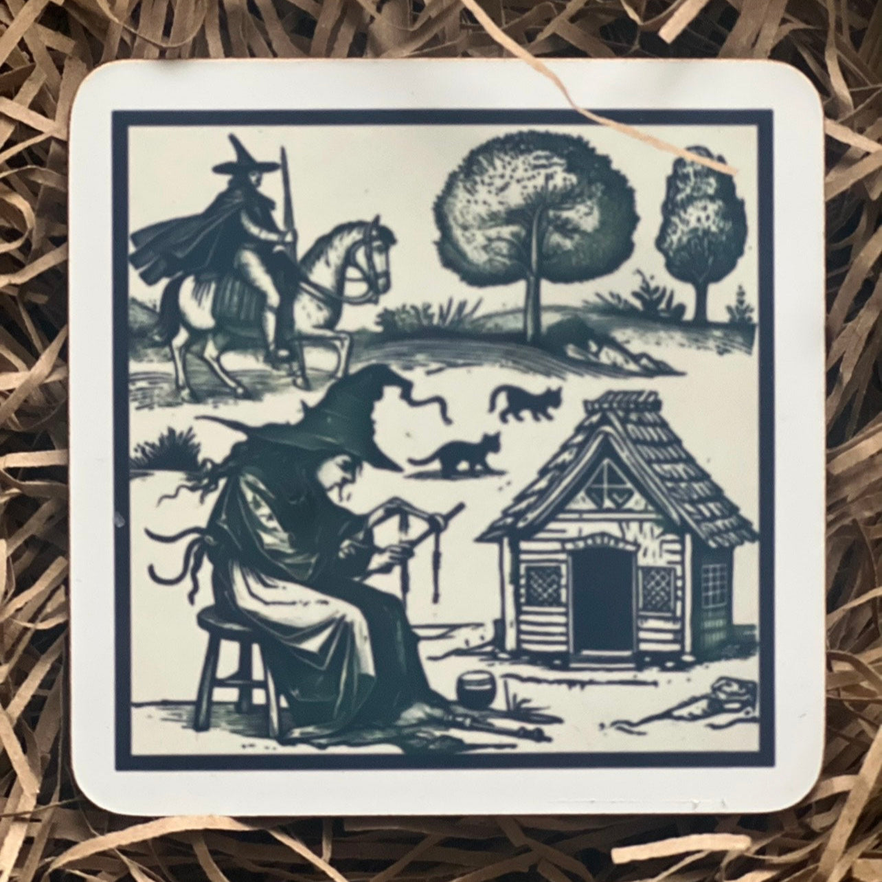 Witchy Coasters Set 4