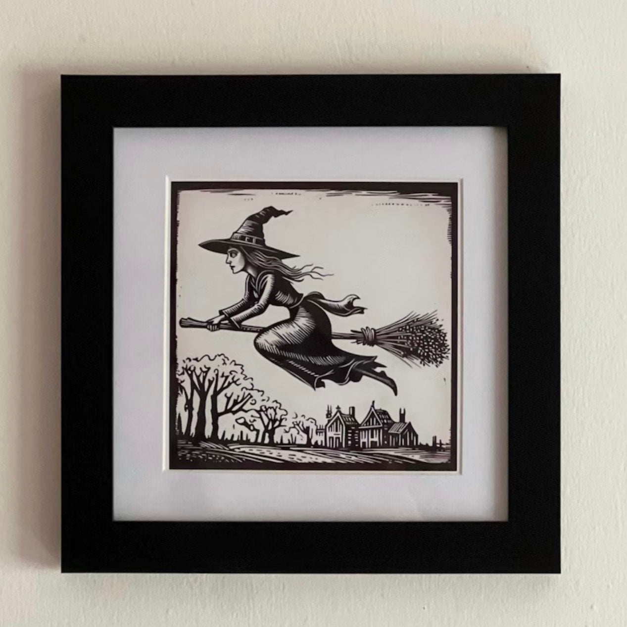 Witch On Her Broomstick