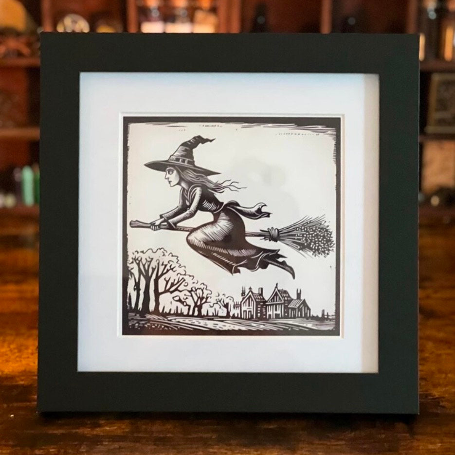 Witch On Her Broomstick
