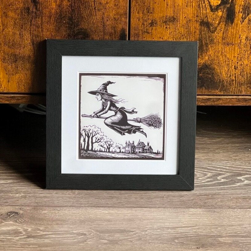 Witch On Her Broomstick