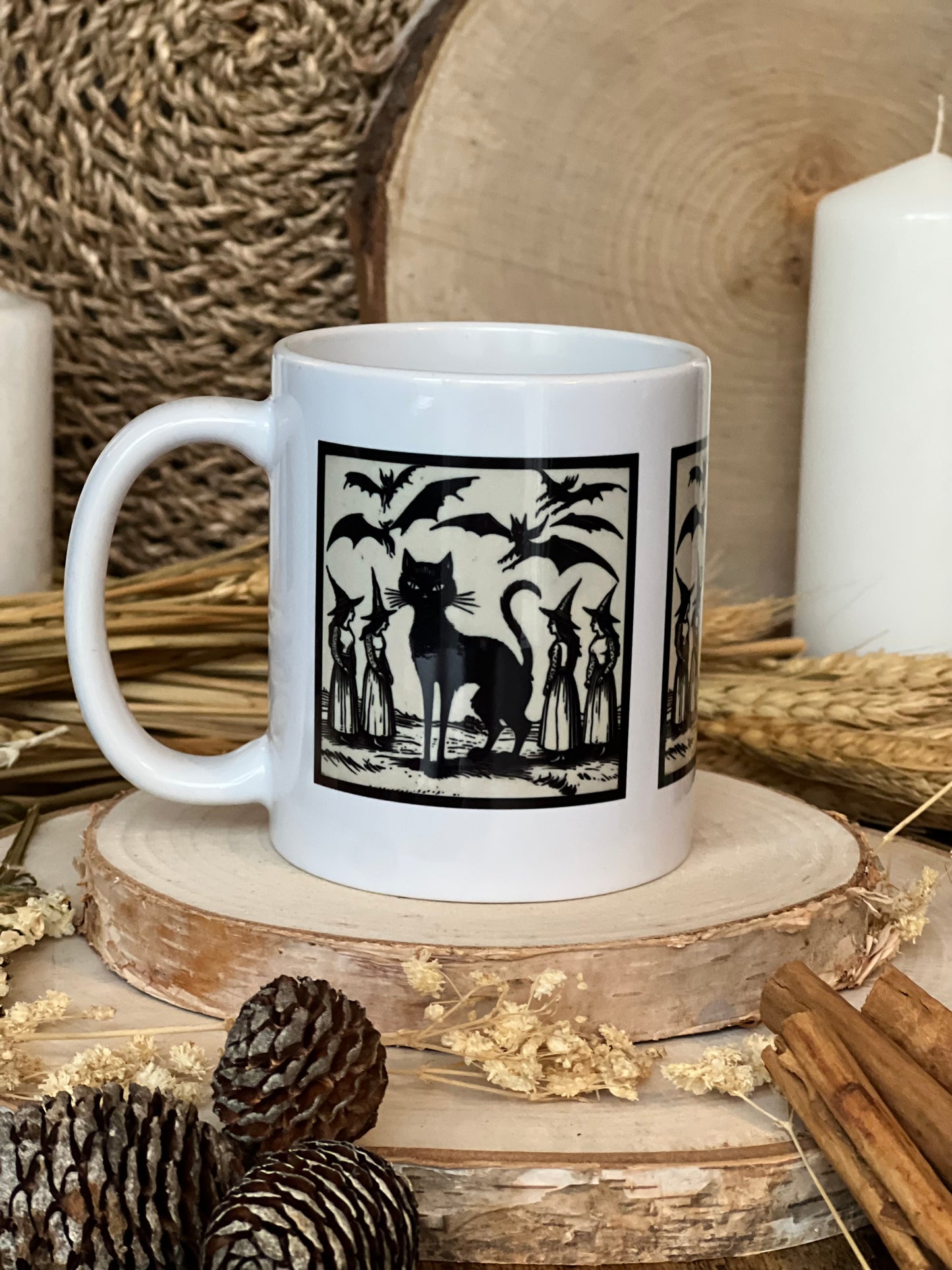 Witches And Cat Mug