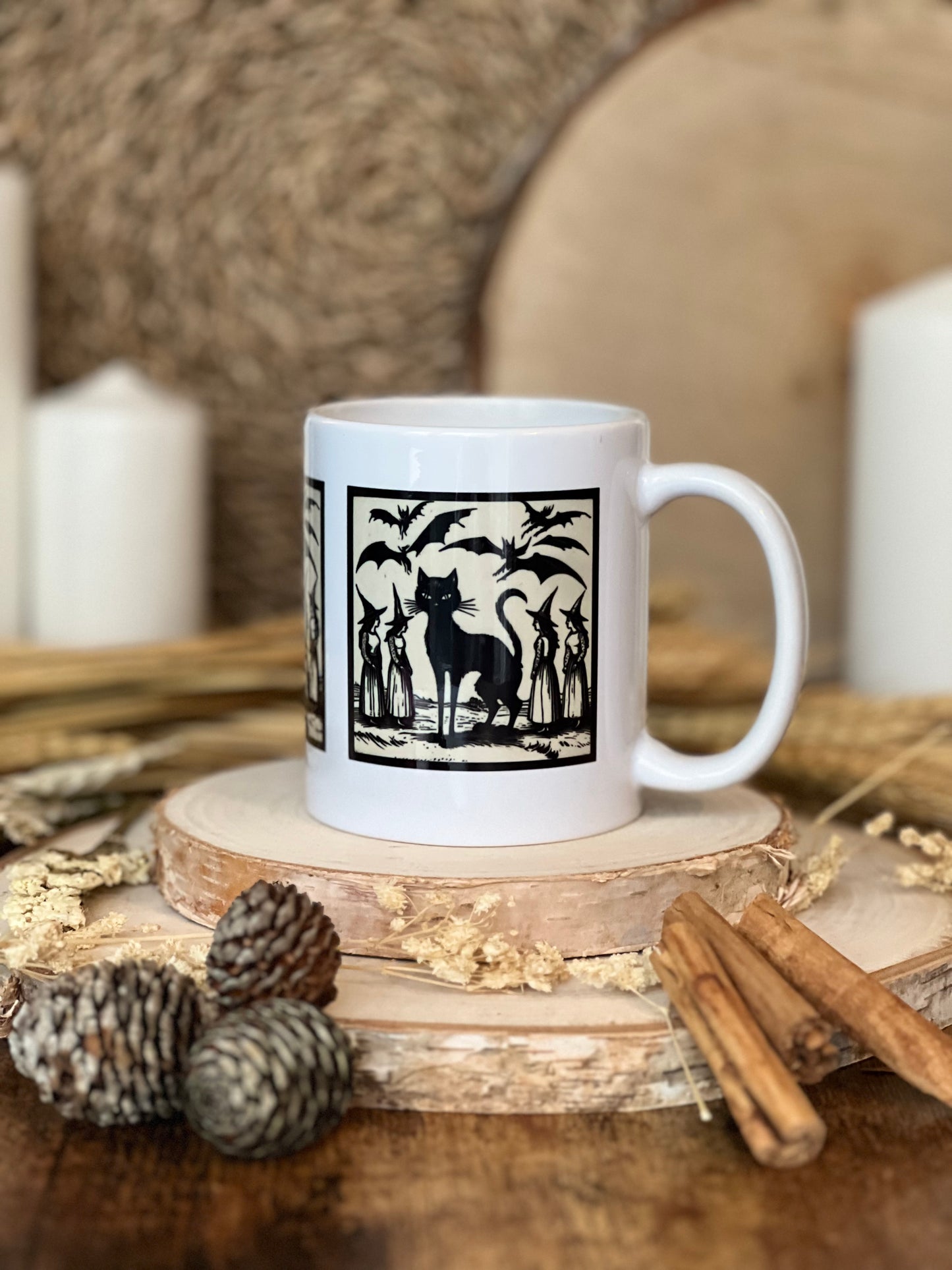 Witches And Cat Mug