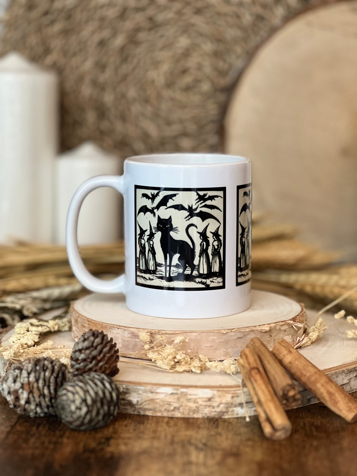Witches And Cat Mug