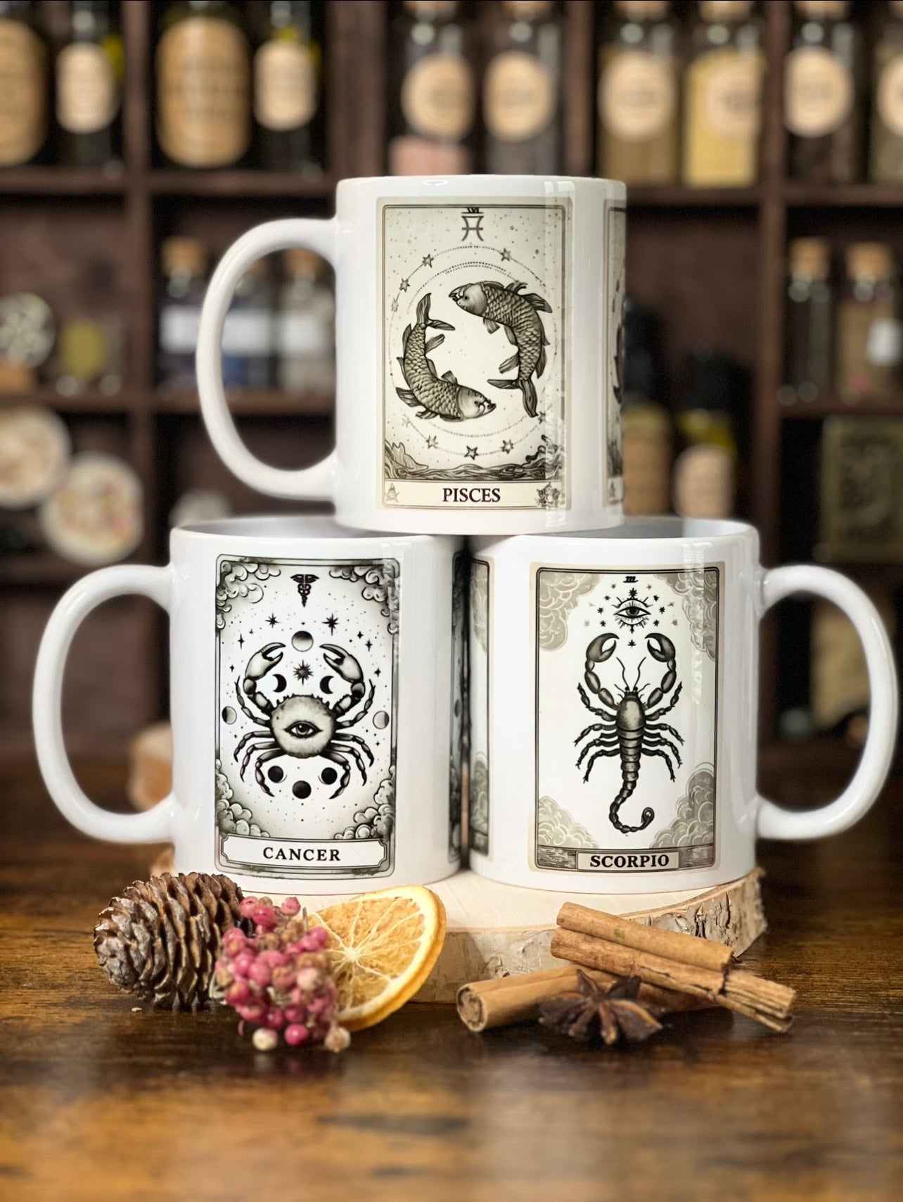 Water Signs Tarot Card Mugs – House Of Raydan