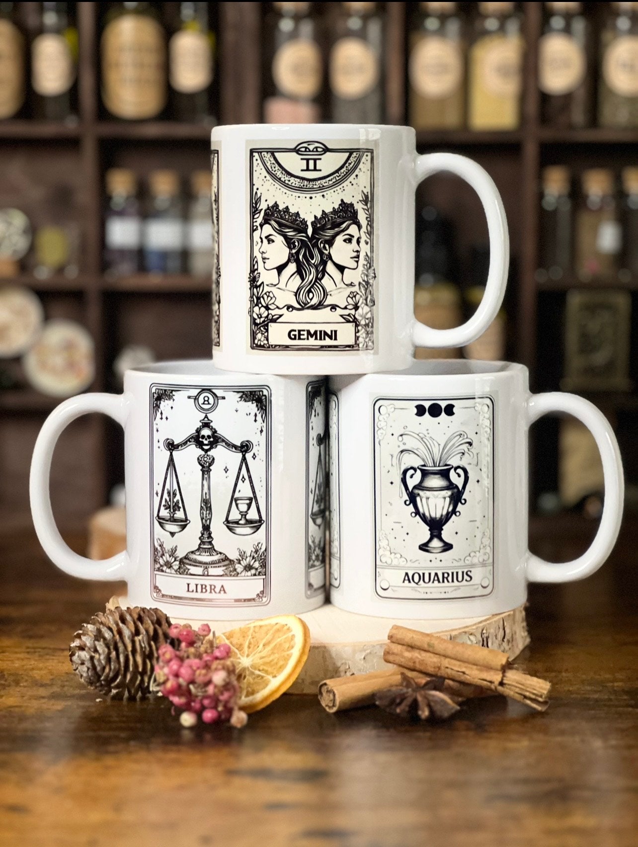 Air Signs Tarot Card Mugs – House Of Raydan