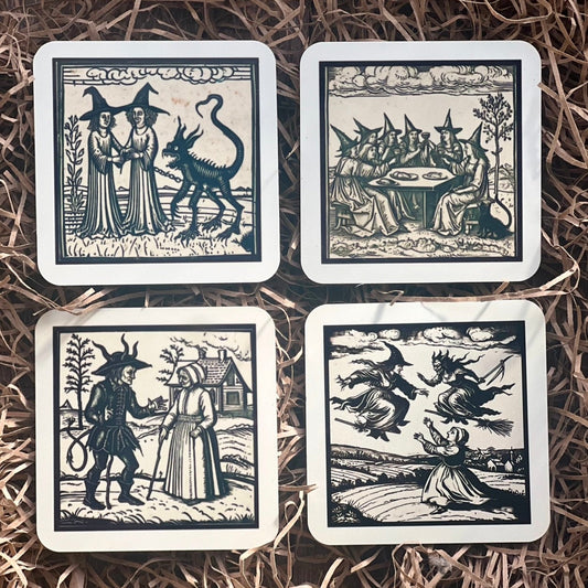 Witchy Coasters Set 1