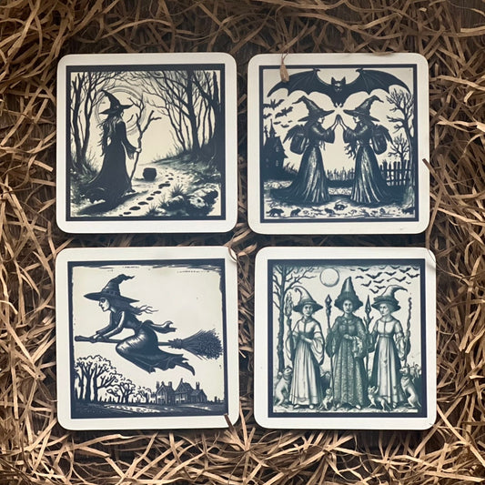 Witchy Coasters Set 3