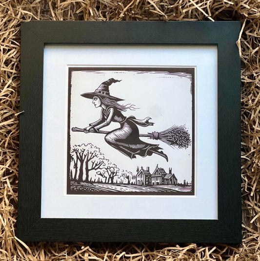 Witch On Her Broomstick